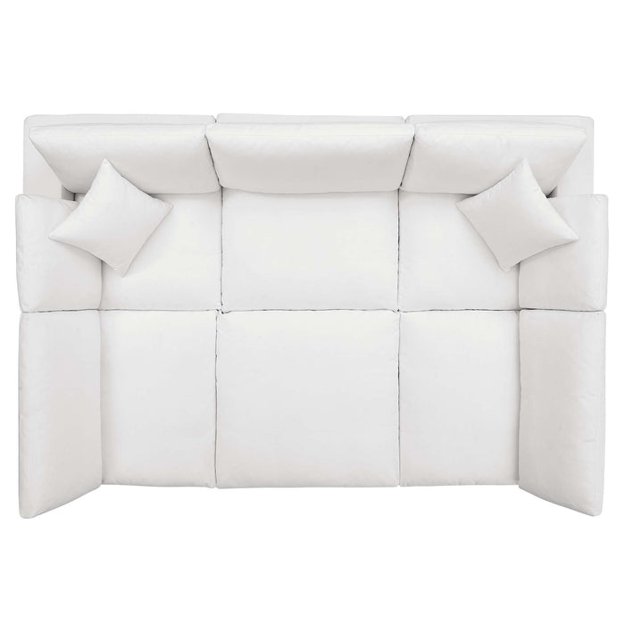 Modway Commix Down Filled Overstuffed 6-Piece Sectional Sofa