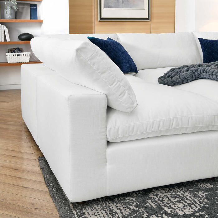 Modway Commix Down Filled Overstuffed 6-Piece Sectional Sofa