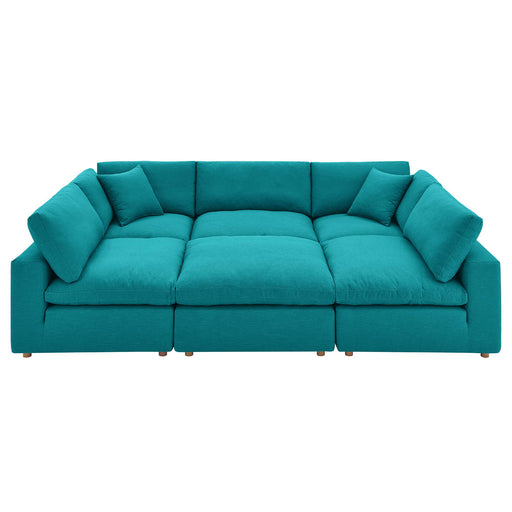 Modway Commix Down Filled Overstuffed 6-Piece Sectional Sofa