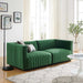 Modway Conjure Channel Tufted Velvet Loveseat