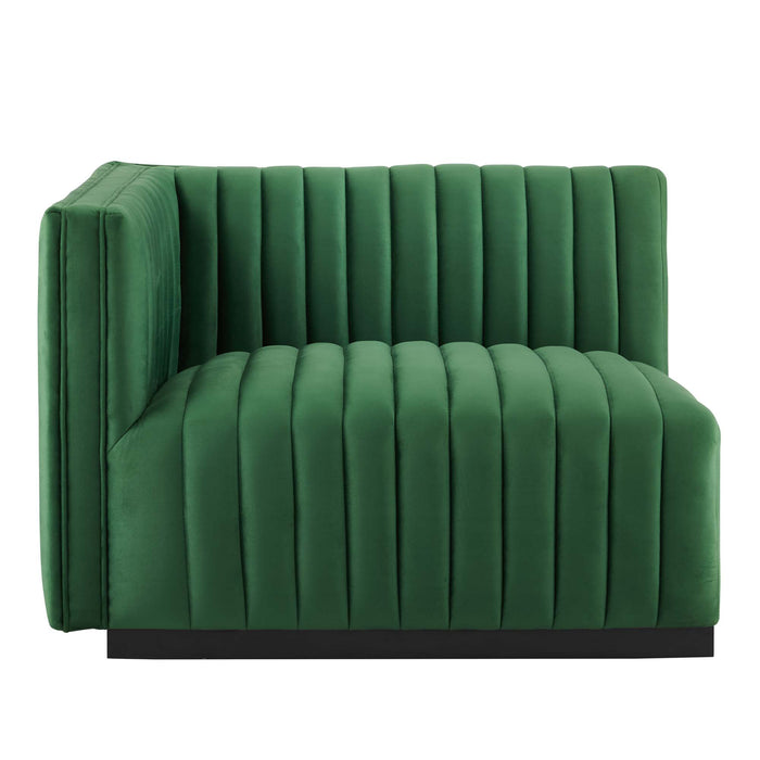 Modway Conjure Channel Tufted Velvet Loveseat