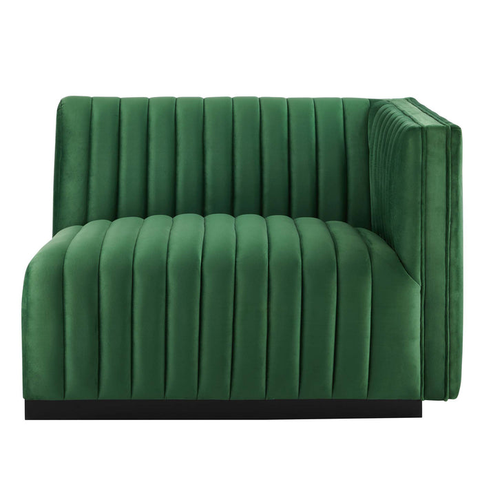 Modway Conjure Channel Tufted Velvet Loveseat