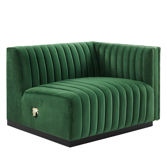 Modway Conjure Channel Tufted Velvet Loveseat