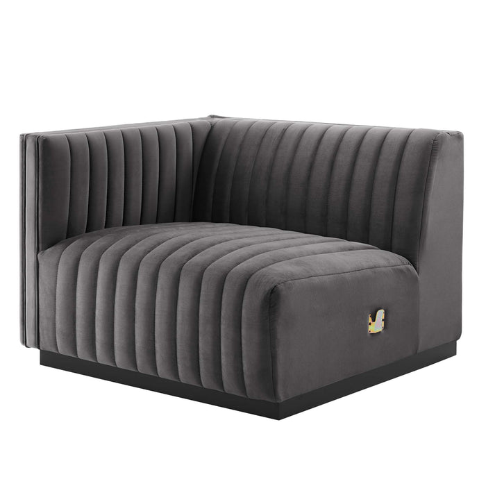 Modway Conjure Channel Tufted Velvet Loveseat