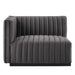 Modway Conjure Channel Tufted Velvet Loveseat