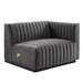 Modway Conjure Channel Tufted Velvet Loveseat