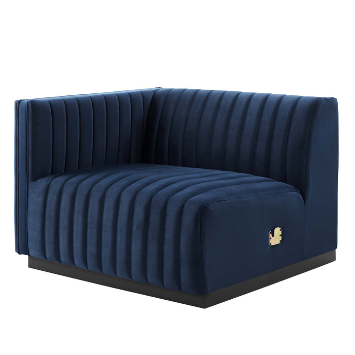 Modway Conjure Channel Tufted Velvet Loveseat