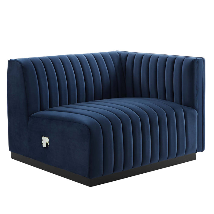 Modway Conjure Channel Tufted Velvet Loveseat