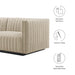 Modway Conjure Channel Tufted Upholstered Fabric Sofa