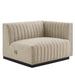 Modway Conjure Channel Tufted Upholstered Fabric Sofa