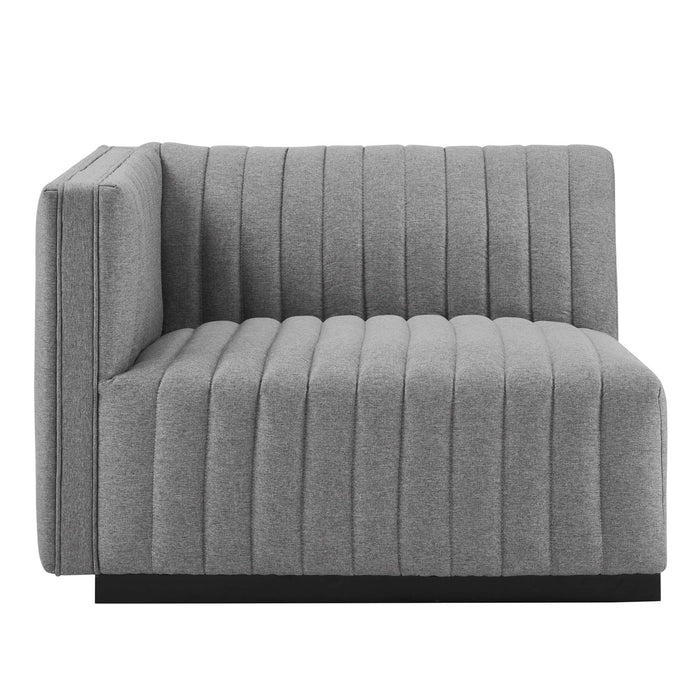 Modway Conjure Channel Tufted Upholstered Fabric Sofa