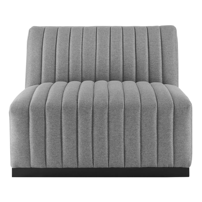 Modway Conjure Channel Tufted Upholstered Fabric Sofa