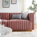 Modway Conjure Channel Tufted Velvet Loveseat