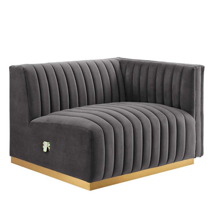 Modway Conjure Channel Tufted Velvet Loveseat