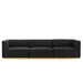 Modway Conjure Channel Tufted Modern Velvet Sofa