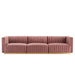 Modway Conjure Channel Tufted Modern Velvet Sofa