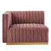 Modway Conjure Channel Tufted Modern Velvet Sofa