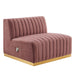 Modway Conjure Channel Tufted Modern Velvet Sofa