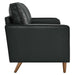 Modway Valour Mid-Century Modern Leather Loveseat