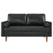 Modway Valour Mid-Century Modern Leather Loveseat