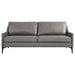 Modway Corland Mid-Century Modern Upholstered Leather Sofa