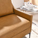 Modway Corland Leather Mid-Century Modern Loveseat