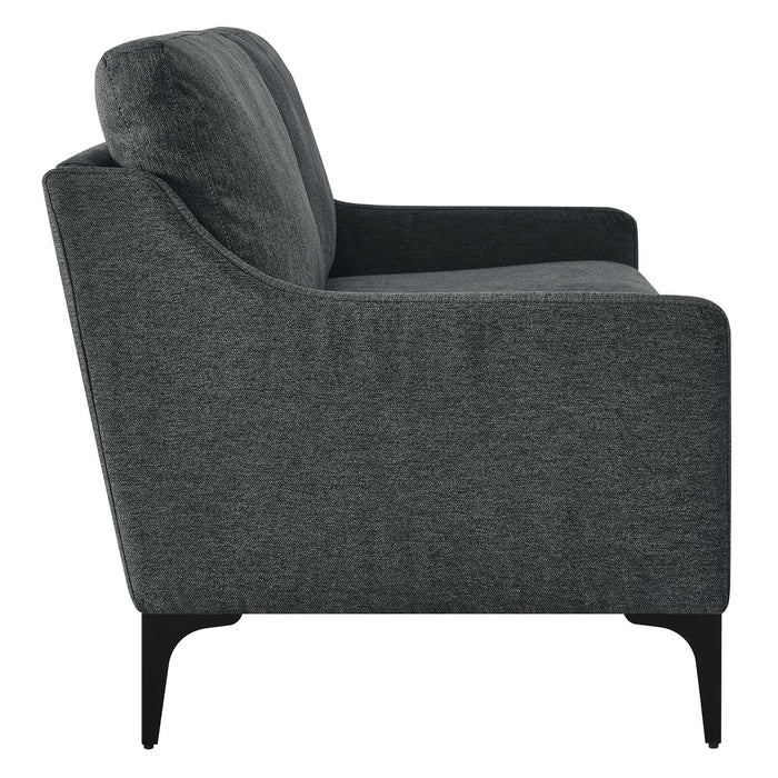 Modway Corland Upholstered Modern Fabric Loveseat