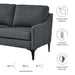 Modway Corland Upholstered Modern Fabric Loveseat