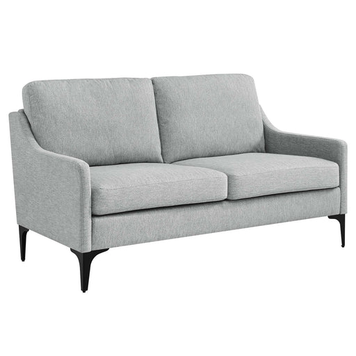 Modway Corland Upholstered Modern Fabric Loveseat