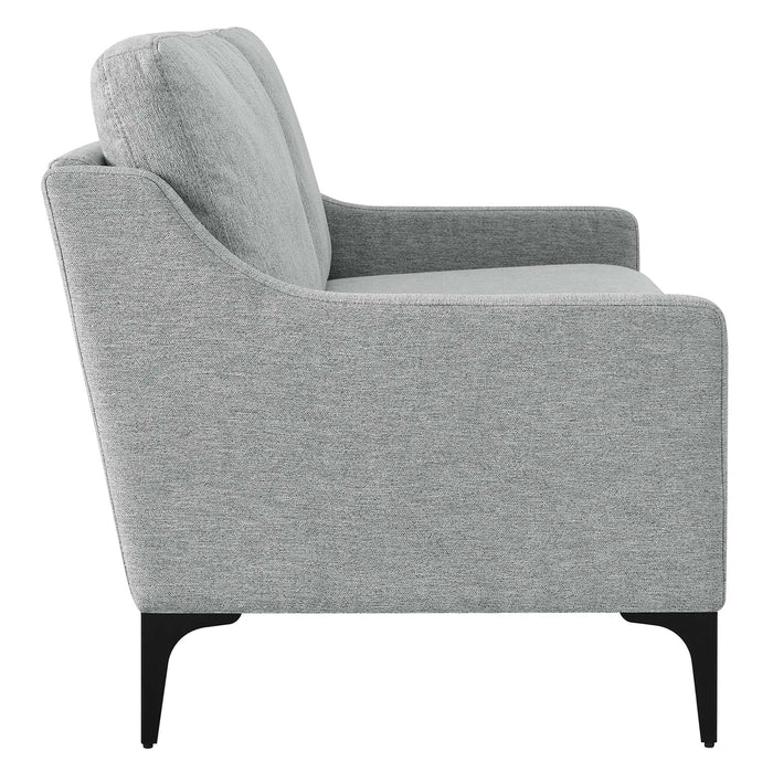 Modway Corland Upholstered Modern Fabric Loveseat