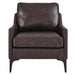 Modway Corland Upholstered Leather Accent Armchair