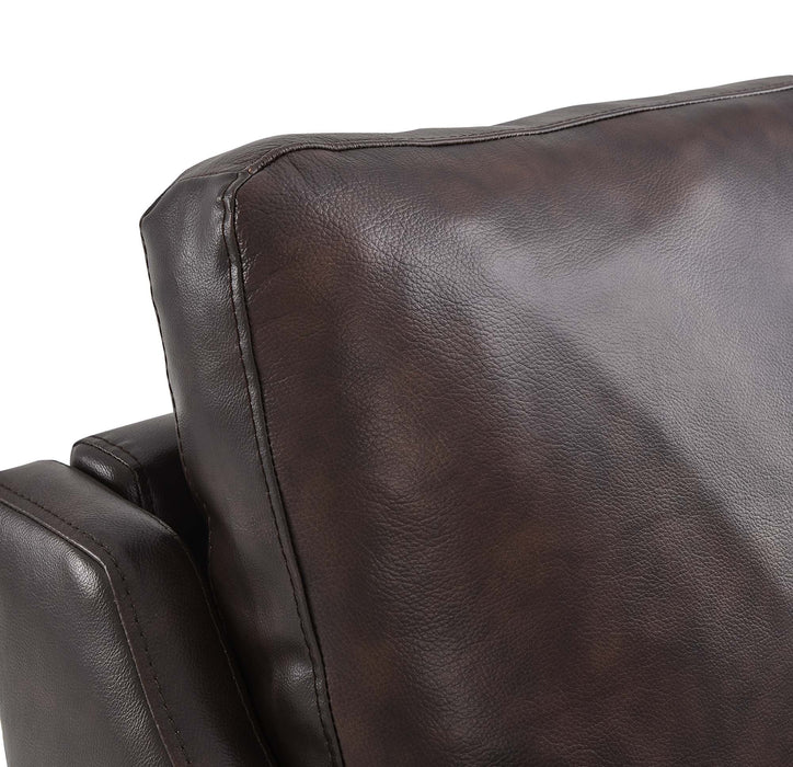 Modway Corland Upholstered Leather Accent Armchair