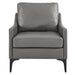 Modway Corland Upholstered Leather Accent Armchair