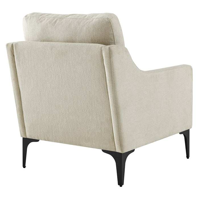 Modway Corland Upholstered Fabric Accent Armchair