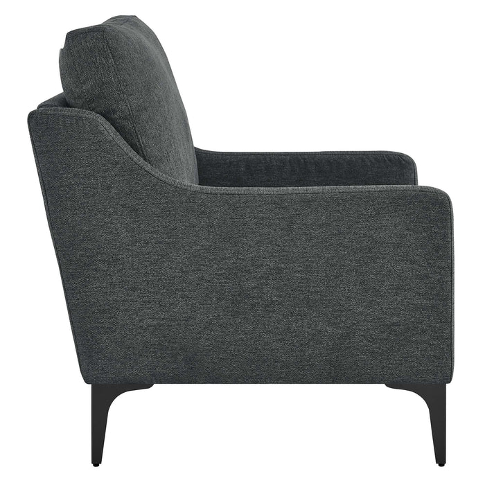 Modway Corland Upholstered Fabric Accent Armchair