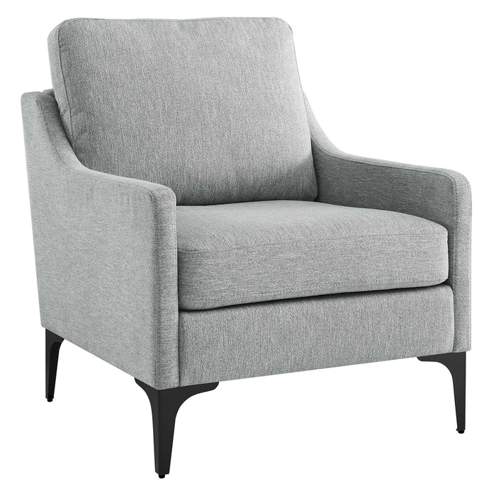 Modway Corland Upholstered Fabric Accent Armchair