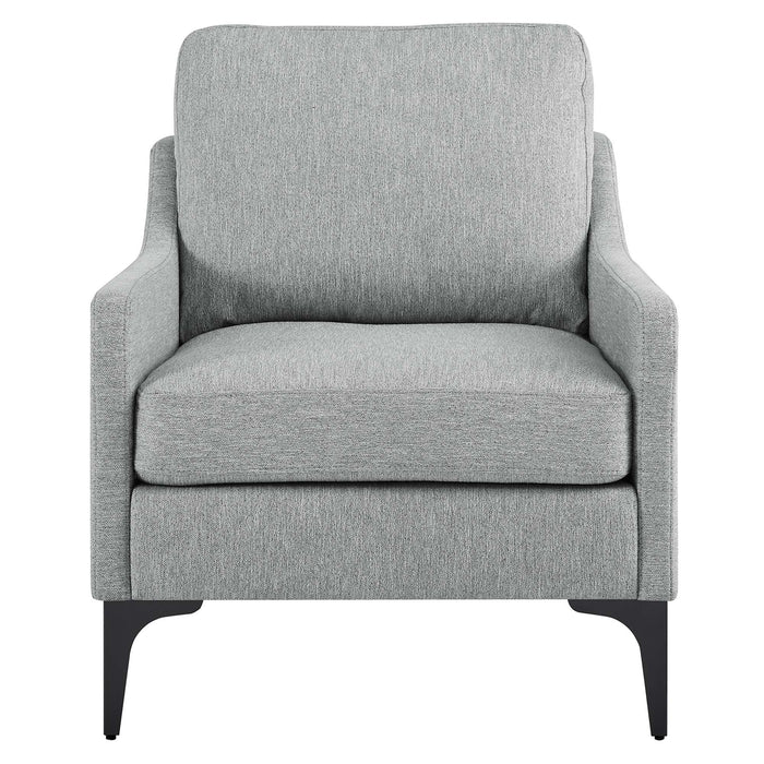 Modway Corland Upholstered Fabric Accent Armchair