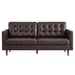 Modway Exalt Tufted Modern Leather Sofa