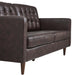 Modway Exalt Tufted Modern Leather Sofa