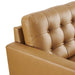 Modway  Exalt Tufted Leather Modern Loveseat