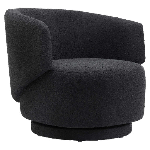 Modway Celestia Boucle Fabric Swivel Accent Chair