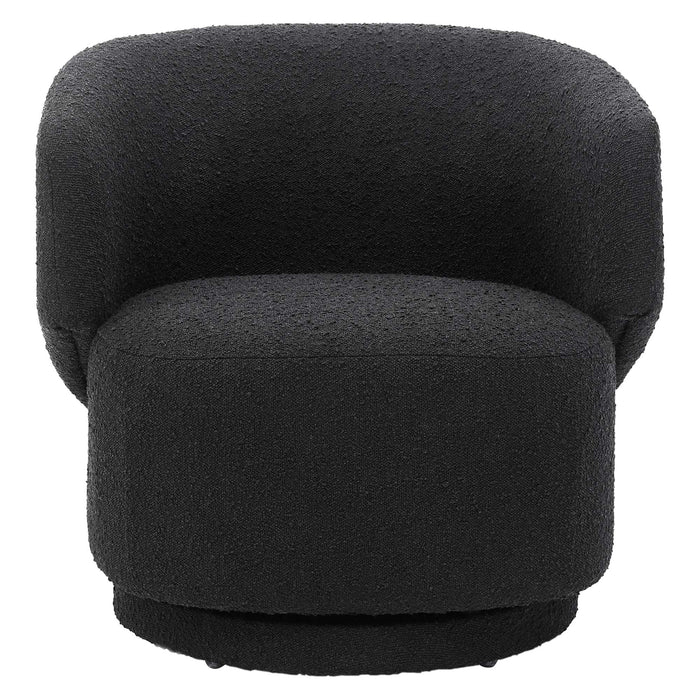 Modway Celestia Boucle Fabric Swivel Accent Chair