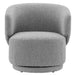 Modway Celestia Boucle Fabric Swivel Accent Chair