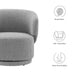 Modway Celestia Boucle Fabric Swivel Accent Chair