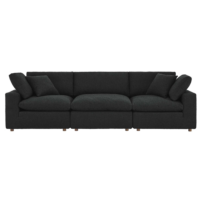 Modway Commix Boucle Fabric 3-Seater Sofa