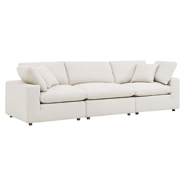 Modway Commix Boucle Fabric 3-Seater Sofa