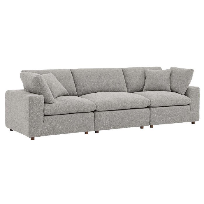 Modway Commix Boucle Fabric 3-Seater Sofa