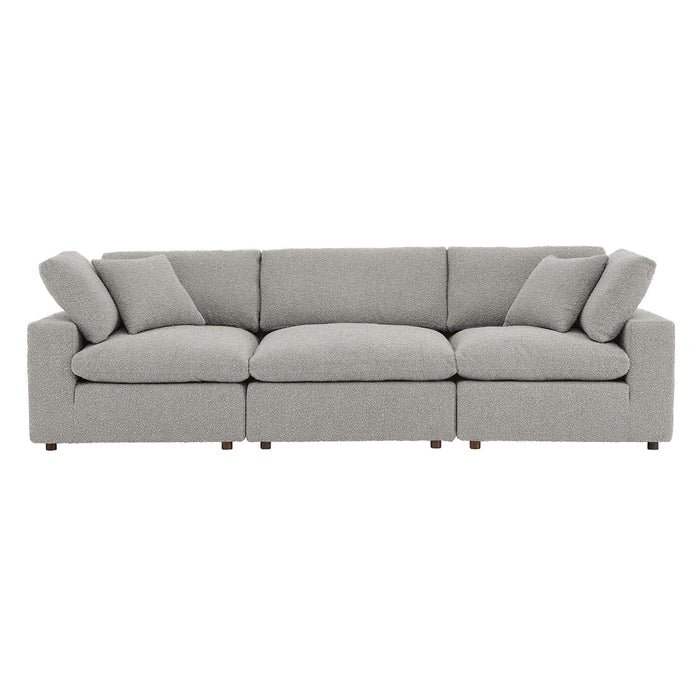 Modway Commix Boucle Fabric 3-Seater Sofa