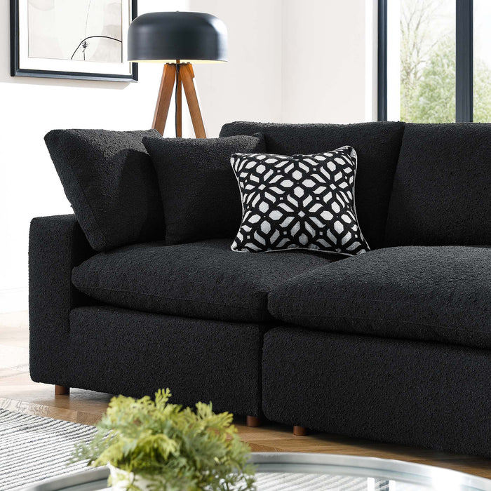 Modway Commix Modern Boucle Fabric 4-Seater Sofa