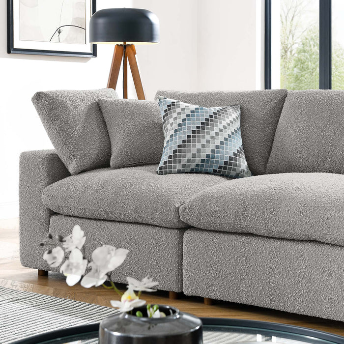 Modway Commix Modern Boucle Fabric 4-Seater Sofa